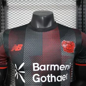 Bayer 04 Leverkusen Camiseta Edición Jugadores 2025 2026 Casa Negra - Camiseta Bayer 04 Leverkusen | Rey De Camisetas
