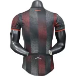 Casa Jugadores Camiseta Leverkusen 2025 2026 Negro Rojo